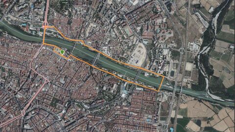 Recorrido Carrera Ponle Freno Zaragoza 2022