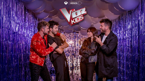 Aitana, David Bisbal, Pablo López y Sebastián Yatra, coaches de ‘La Voz Kids’