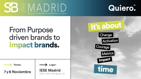 Vuelve la 8ª edición de Sustainable Brands Madrid, el encuentro de referencia sobre el papel de las marcas en la sostenibilidad Vuelve la 8ª edición de Sustainable Brands Madrid, el encuentro de referencia sobre el papel de las marcas en la sostenibilidad