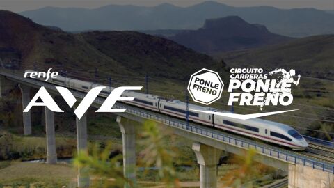 Disfruta de un 10% de descuento en tus billetes de Renfe para participar en la Carrera Ponle Freno Málaga