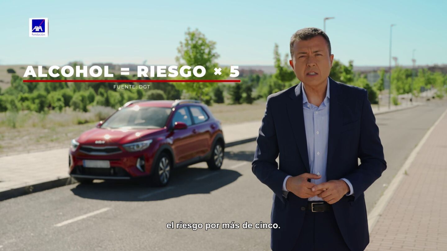  Si bebes alcohol cuando conduces multiplicas por cinco el riesgo de sufrir un accidente de tráfico 