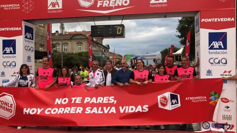 Cerca de mil participantes se unen al Circuito de Carreras de Ponle Freno en su parada en Pontevedra