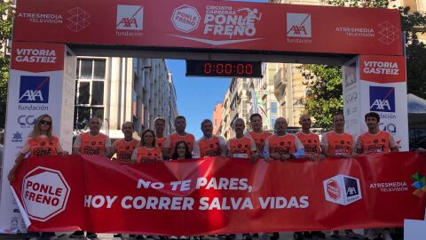 Cerca de 1.000 participantes se unen al Circuito de Carreras de Ponle Freno en su parada en Vitoria-Gasteiz en el marco del FesTVal