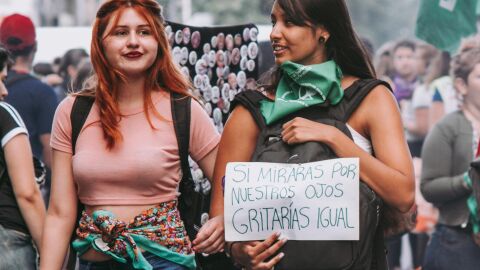 Manifiesta por los derechos de la mujer