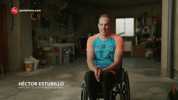 Héctor ha adquirido una handbike gracias a la recaudación de la Carrera Ponle Freno Madrid 2021