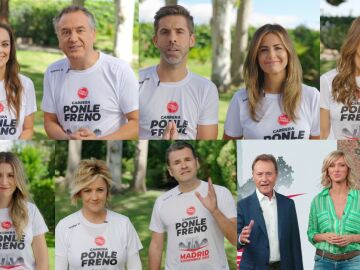  Rostros de Atresmedia se suman a la gran carrera solidaria de PONLE FRENO en Madrid por las víctimas de tráfico