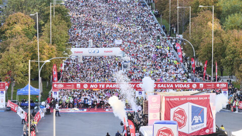 15.000 personas se vuelcan en la gran carrera PONLE FRENO de Madrid, que bate récord de recaudación por las víctimas de tráfico 15.000 personas se vuelcan en la gran carrera PONLE FRENO de Madrid, que bate récord de recaudación por las víctimas de tráfico