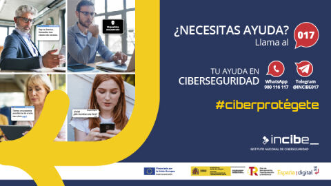 ¿Tienes un problema de ciberseguridad? Acude al servicio 017 del INCIBE