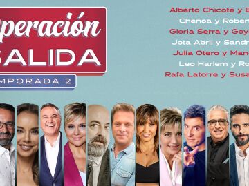 Ya puedes disfrutar de la 2ª temporada del podcast 'Operación salida' con las voces más conocidas de Atresmedia