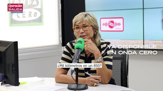 Julia Otero a Manel Fuentes: &iquest;T&uacute; te imaginas cruzar la pen&iacute;nsula? &iquest;Mil kil&oacute;metros en un 850?