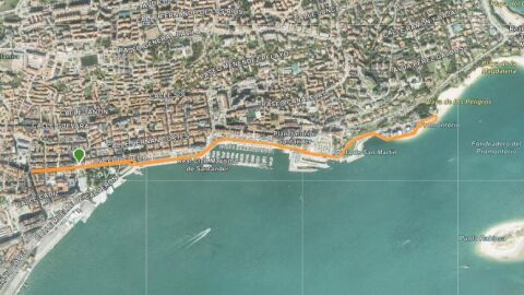 Recorrido Carrera Ponle Freno Santander 2023 Recorrido Carrera Ponle Freno Santander 2023
