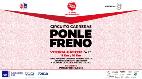 Cartel de la Carrera Ponle Freno Vitoria 2023