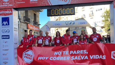 La carrera de Ponle Freno también bate su récord de participación en Vitoria con 1200 asistentes