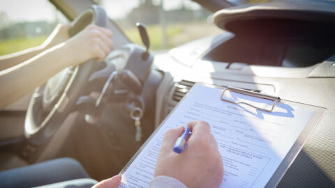 Examen para obtener el carnet de conducir