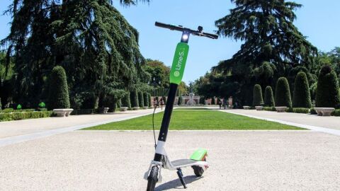 Un patinete público de Madrid
