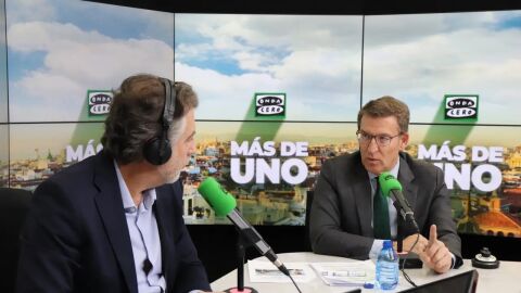 Alberto Núñez Feijóo, con Carlos Alsina en ‘Más de uno’: “Más que ante un estreno del Gobierno, estamos ante el desmoronamiento del desgobierno”