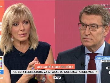 Alberto Núñez Feijóo, presidente del PP, en ‘Espejo Público’: “Puigdemont no ha mentido. El que ha mentido es el que ha pactado con él”