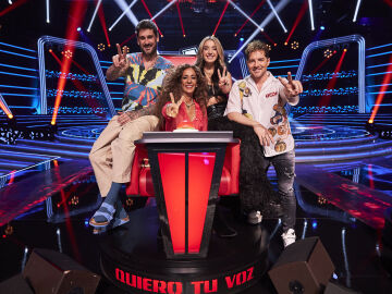 Antena 3 estrena mañana la nueva edición de ‘La Voz Kids’ con Lola Índigo, Melendi, Rosario y David Bisbal como coaches