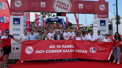 2.500 corredores se suman en Málaga al Circuito de Carreras de PONLE FRENO, que logra récord de recaudación en un nuevo éxito de la solidaridad por las víctimas de tráfico 2.500 corredores se suman en Málaga al Circuito de Carreras de PONLE FRENO, que logra récord de recaudación en un nuevo éxito de la solidaridad por las víctimas de tráfico