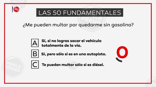 &iquest;Me pueden multar por quedarme sin gasolina?