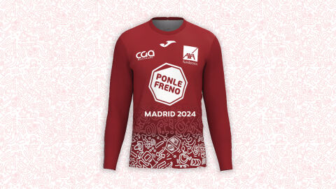 Así es la camiseta de la Carrera Ponle Freno de Madrid 2024: manga larga, con detalles reflectantes y estampado exclusivo Así es la camiseta de la Carrera Ponle Freno de Madrid 2024: manga larga, con detalles reflectantes y estampado exclusivo
