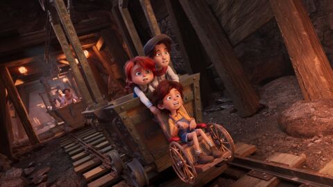 Mary, Tom y Nick en 'Buffalo Kids' Mary, Tom y Nick en 'Buffalo Kids'