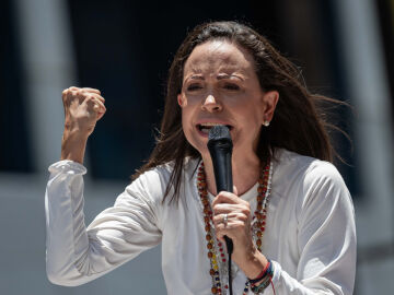 Fotografía de archivo de la líder opositora venezolana María Corina Machado.