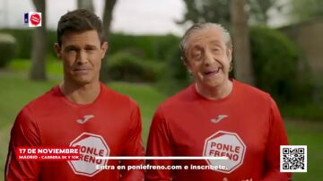 Josep Pedrerol y Edu Aguirre te animan a apuntarte a la Carrera Ponle Freno de Madrid y correr por víctimas de tráfico como Albert