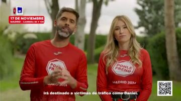 José Yélamo y Eva Soriano te animan a apuntarte a la Carrera Ponle Freno de Madrid y correr por víctimas de tráfico como Daniel