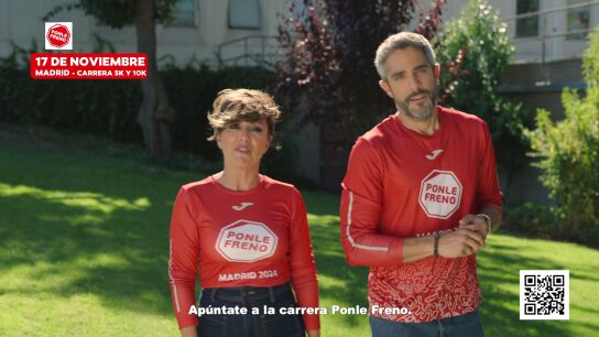 Sonsoles &Oacute;nega y el Roberto Leal te invitan a correr por las v&iacute;ctimas de tr&aacute;fico el pr&oacute;ximo domingo, 17 de noviembre 