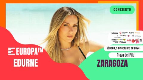 Edurne culmina su carrera con un concierto en Zaragoza de la mano Europa FM
