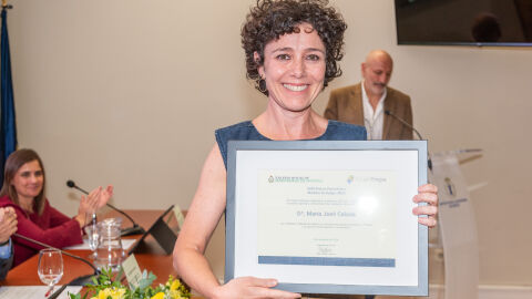María José Celada, presentadora de Hazte Eco, premio a la mejor labor de divulgación en el sector forestal María José Celada, presentadora de Hazte Eco, premio a la mejor labor de divulgación en el sector forestal