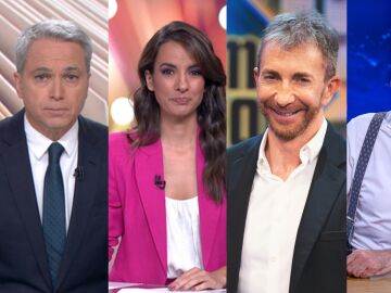 Antena 3 gana el martes y logra lo más visto del día en TV con ‘Antena 3 Noticias’. ‘El Hormiguero’ lidera su franja. ‘El Intermedio’ anota récord