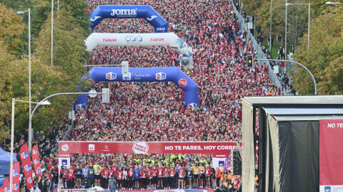 Récord histórico de la carrera Ponle Freno Madrid: más de 20.000 personas y 280.000 euros por las víctimas de tráfico
