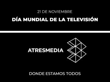 Atresmedia celebra el Día Mundial de la Televisión saludando a todos los que la hacen posible