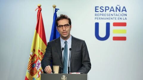 Carlos Cuerpo, con Carlos Alsina en ‘Más de uno’: “El regreso de la sede social del Sabadell a Cataluña tiene mucho sentido y es positivo”