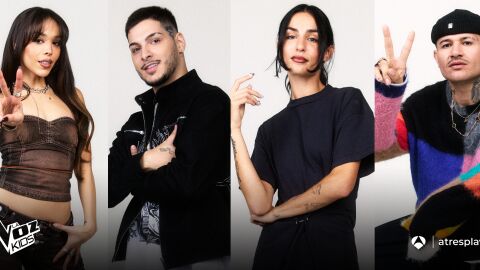 Danna Paola, RVFV, Natalia Lacunza y Kapo se estrenan como asesores en ‘La Voz Kids’, este sábado en Antena 3