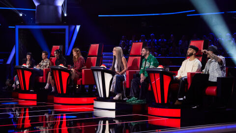 Danna Paola, RVFV, Natalia Lacunza y Kapo se estrenan como asesores en ‘La Voz Kids’, mañana en Antena 3