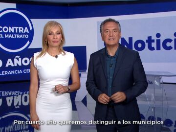 Rocío Martínez y Roberto Brasero protagonizan la campaña 'Municipios contra el Maltrato'
