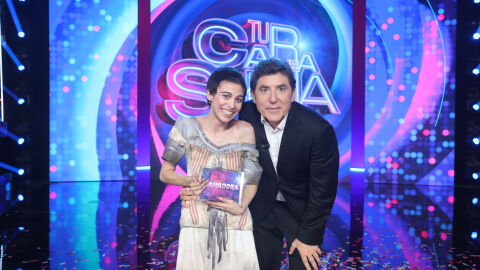 Melani, ganadora de la duodécima edición de ‘Tu cara me suena’, que arrasa en la noche del viernes en Antena 3