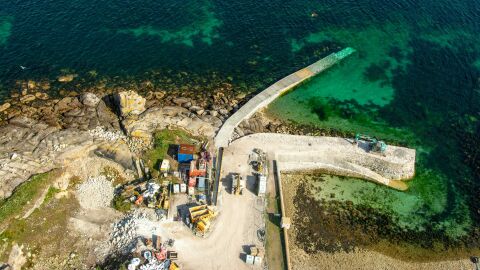 Obras en la costa