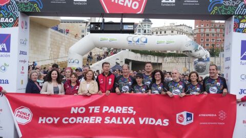 La carrera de PONLE FRENO llega por primera vez a Bilbao con gran éxito: más de 1.300 personas corren por las víctimas de tráfico