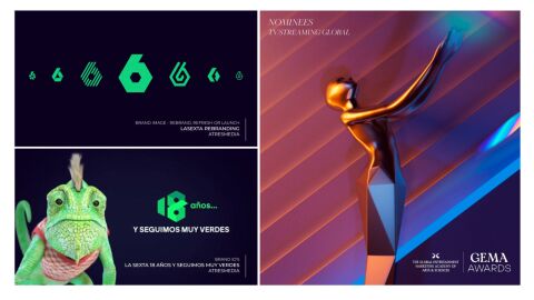 laSexta, reconocida internacionalmente con una doble nominación en los GEMA Awards Global y candidata a los Internacional Eyes & Ears Awards por su último rebranding