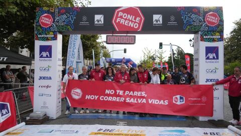 Santander vuelve a respaldar la carrera de PONLE FRENO Santander vuelve a respaldar la carrera de PONLE FRENO