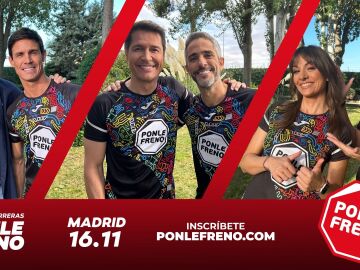 PONLE FRENO vuelve a unir a rostros de Atresmedia junto a víctimas de tráfico para animar a participar en su gran carrera popular de Madrid
