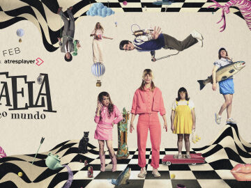 Cartel oficial y primeras im&aacute;genes de &lsquo;Rafaela y su loco mundo&rsquo;, nueva serie original de atresplayer que se estrena el 15 de febrero