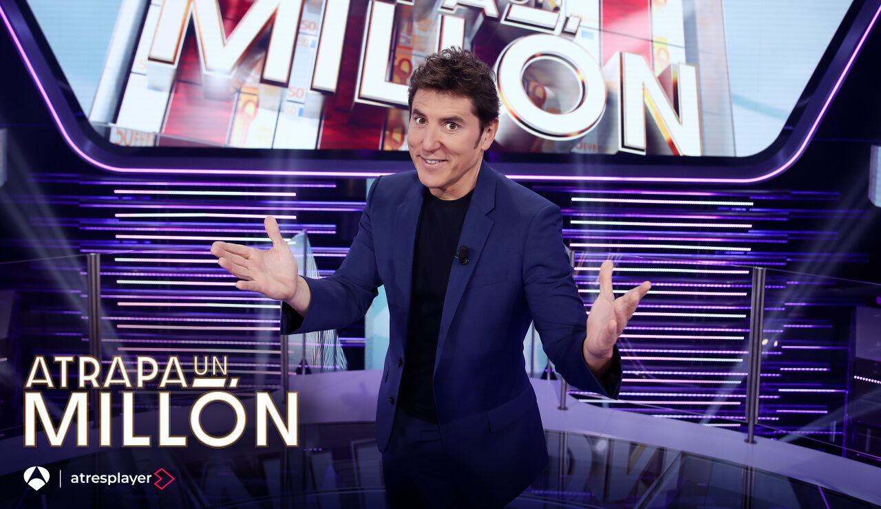 Antena 3 estrena mañana sábado una nueva temporada del exitoso concurso 'Atrapa un Millón', con Manel Fuentes a la cabeza texto-alternativo