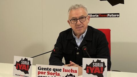 &Aacute;ngel Ce&ntilde;a durante la rueda de prensa.