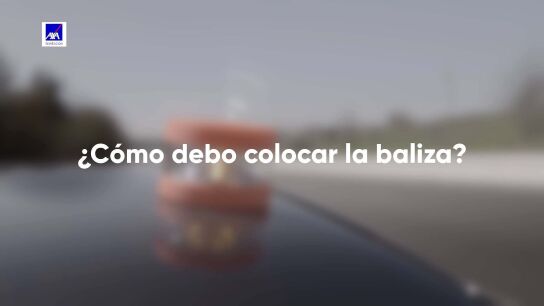 Así se coloca la baliza V16 Así se coloca la baliza V16