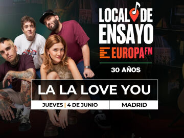 La La Love You entran en el Local de Ensayo Europa FM para ofrecer una experiencia musical exclusiva y cercana La La Love You entran en el Local de Ensayo Europa FM para ofrecer una experiencia musical exclusiva y cercana